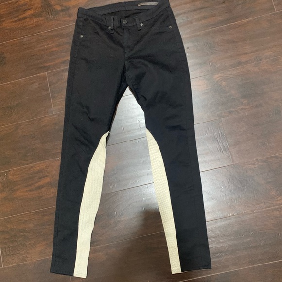 rag & bone Black and Bone Jodhpur Riding Jeans - size 27 - Picture 5 of 9